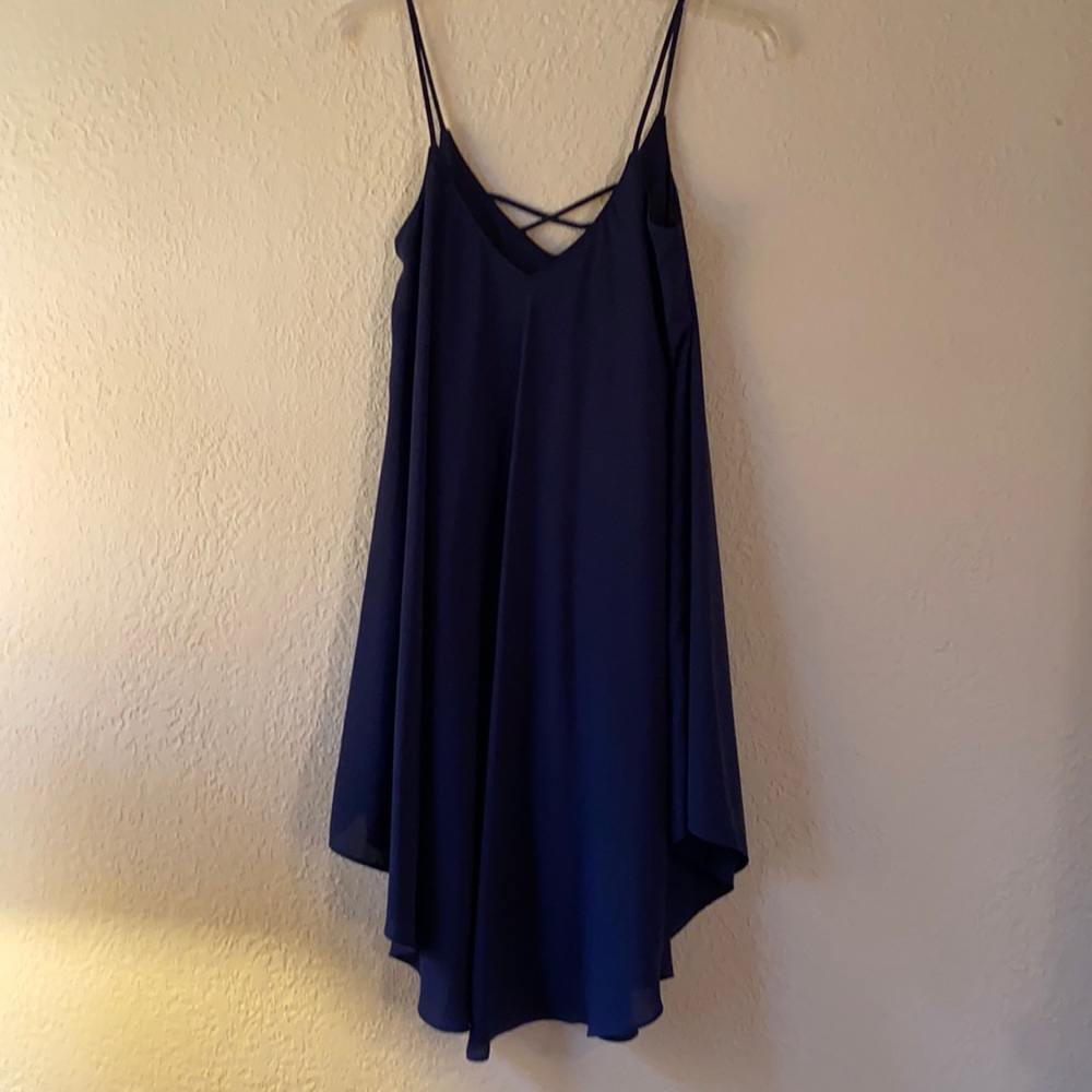 Navy blue dress